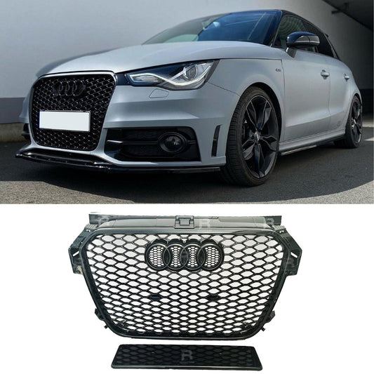 Audi A1/S1 2010-2014 8P RS1 Style Gloss Black Honeycomb Grille