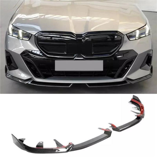 Bmw 5 Series G60 2024 On M-performance Front Splitter In Carbon Look