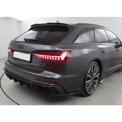 Audi S6 C8 (Sedan-Avant) 2019+ / Audi A6 C8 S-Line (Sedan-Avant) 2018+ Rear Valance & Rear Side Splitters