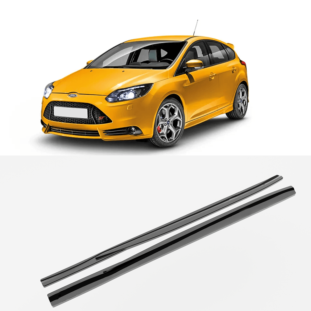 Ford Focus ST MK3 Hatchback 2010-2014 Side Skirts / Ford Focus ST MK3 Facelift 2015-2018 Side Skirts (2PCS)