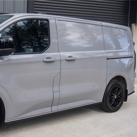 Ford Transit Custom MK2 2024 on Trend & Limited LWB Side Skirt Splitters In Gloss Black