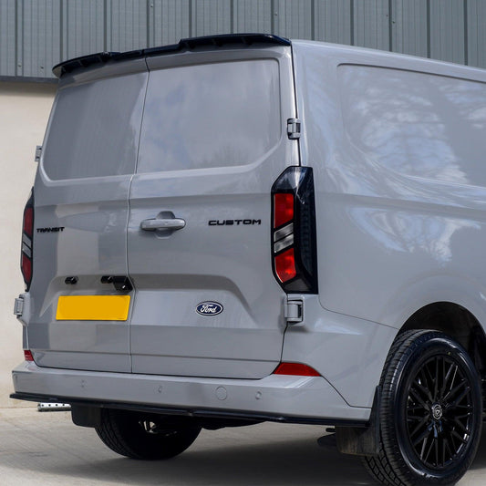 Ford Transit Custom MK2 2024 on Trend & Limited Rear Bumper Splitter In Gloss Black