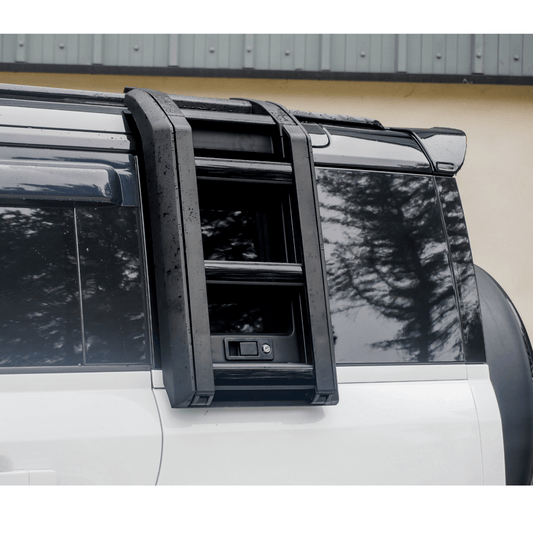 Land Rover Defender L663 90/110/130 2020 On OEM Style Side Roof Ladder - Gloss Black