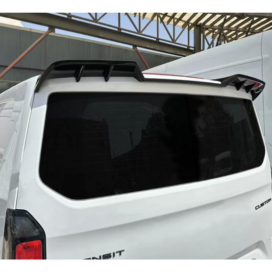 Ford Transit Custom 2023+ Trend & Limited Tailgate Rear Roof Spoiler -Unpainted
