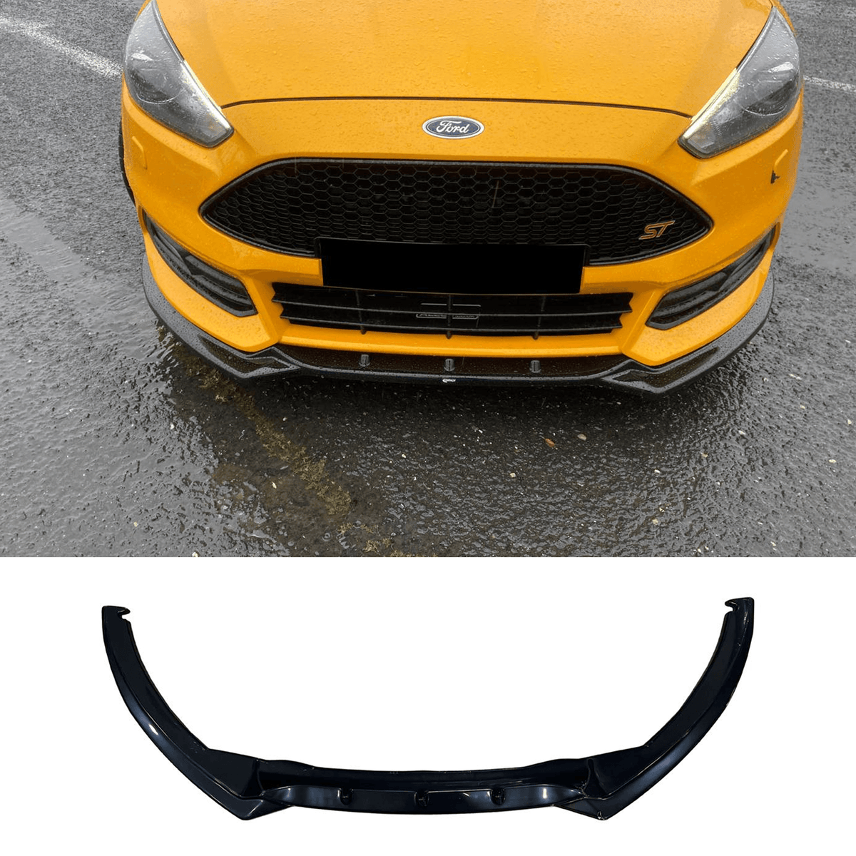 Ford Focus ST MK3 Facelift 2015-2018 Front Splitter