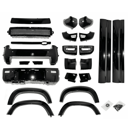 Land Rover Defender L663 90 Gloss Black Full Kit Upgrade By Risper