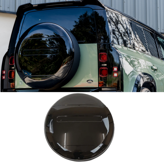 Land Rover Defender L663 90/110/130 2020 On OEM Style Rear Spare Wheel Cover - Gloss Black