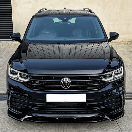 Volkswagen Tiguan MK2 R / R-Line 2020+ Risper Front Splitter - Gloss Black