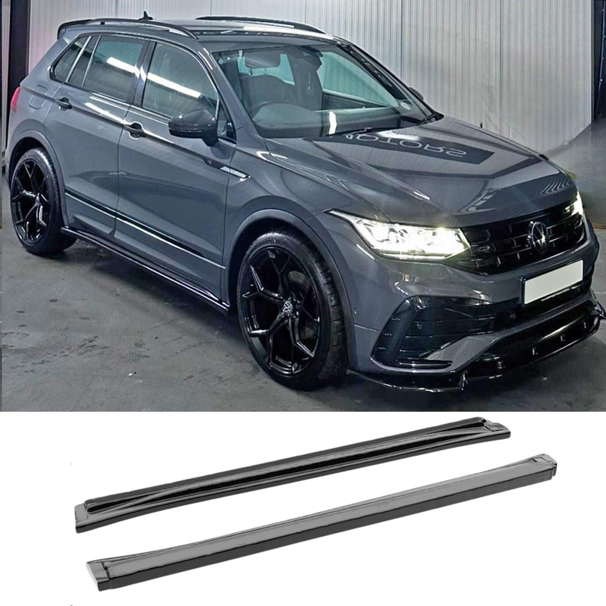 VW Tiguan R MK2 2020+ Side Skirts / VW Tiguan R-Line MK2 Facelift Side Skirts (2PCS)