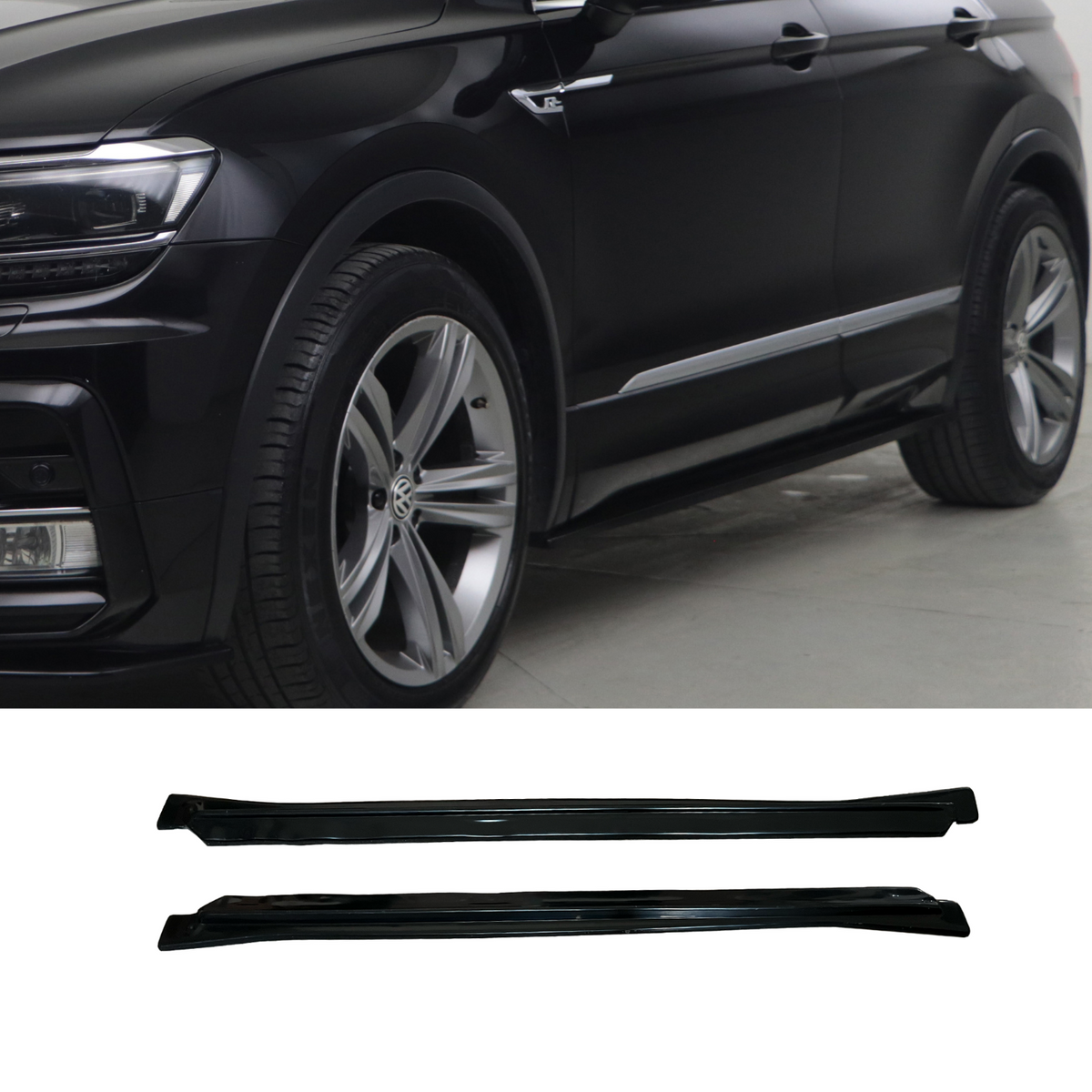 Volkswagen Tiguan Mk2 R-line Allspace 2015-2020 Side Skirts (2pcs)