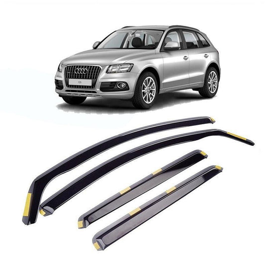 Audi Q5 2009-2016 STX Dark Smoke Clip-In Internal Wind Deflectors - 4 Pieces