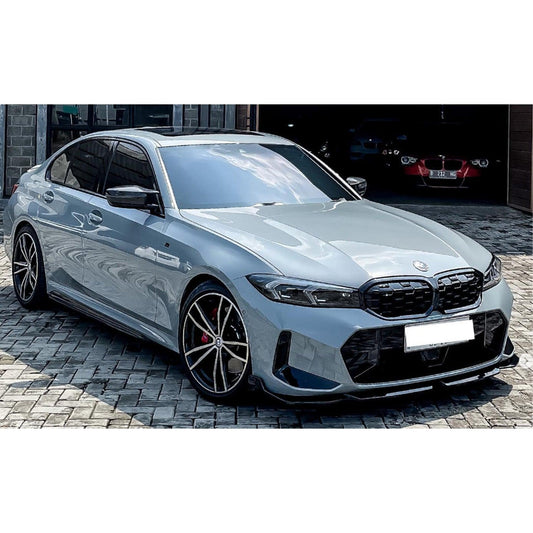 BMW 3 SERIES G20 LCI FACELIFT 2021+ - FRONT SPLITTER LIP IN GLOSS BLACK - RisperStyling