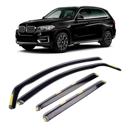 BMW X5 F15 2014-2018 STX INTERNAL WIND DEFLECTORS – 4PCS – CLIP IN FITMENT – DARK SMOKE - RisperStyling