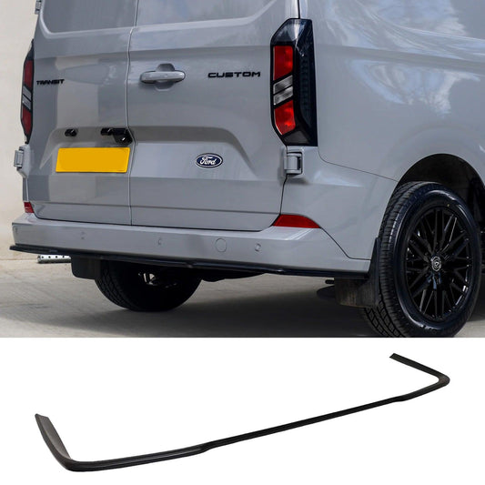 Ford Transit Custom MK2 2024 on Trend & Limited Rear Bumper Splitter In Gloss Black