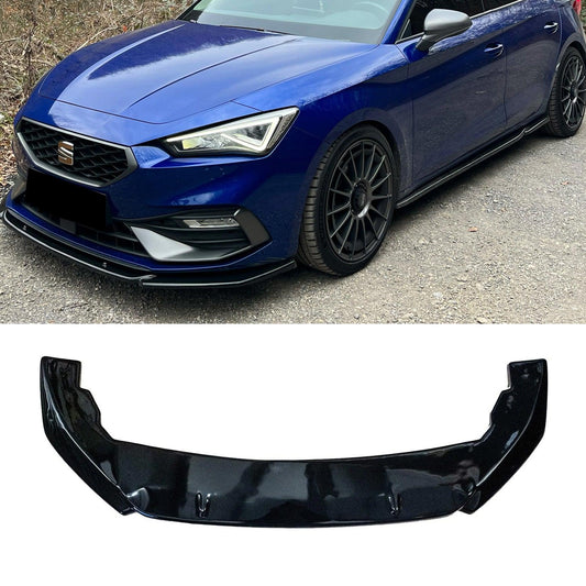 Seat Leon Fr Mk4 2020+ - Risper Front Splitter Lip In Gloss Black