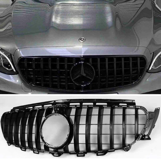 FOR MERCEDES E CLASS W213 21+ - GT PANAMERICANA GRILL - GLOSS BLACK - RisperStyling