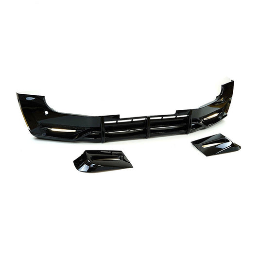 LAND ROVER DEFENDER L663 90 & 110 2020 ON – FRONT BUMPER SPLITTER IN GLOSS BLACK - RisperStyling