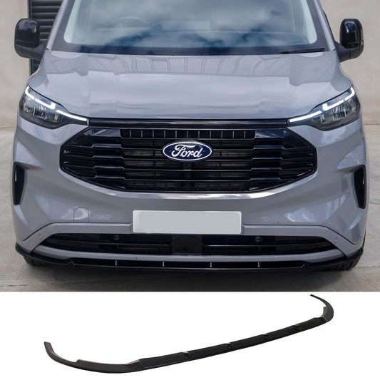 Ford Transit Custom MK2 2024 on Trend & Limited Front Splitter In Gloss Black