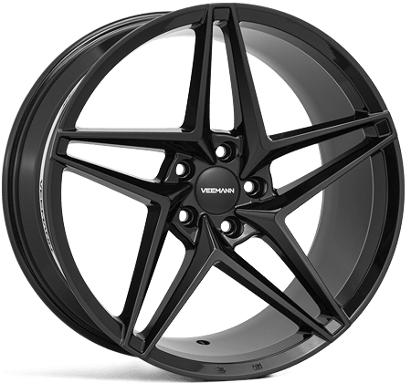 VEEMAN - V-FS46 20X8.5 5x120 ET35 CB72.56 - GLOSS BLACK - RisperStyling