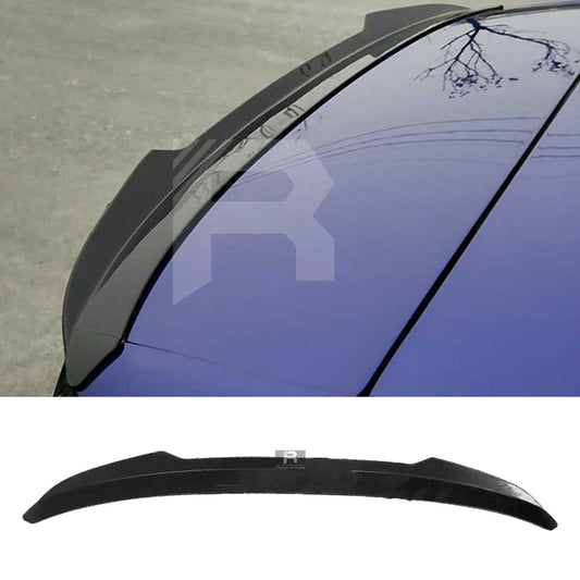 VW GOLF MK8 R LINE REAR SPOILER CAP V1 IN GLOSS BLACK - RisperStyling