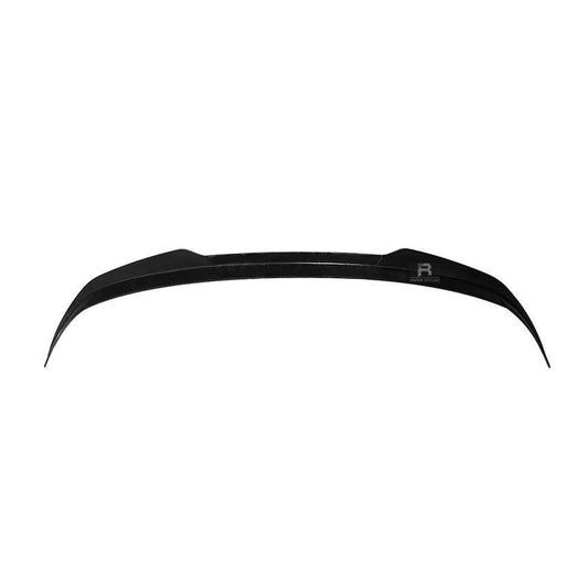 VW GOLF MK8 R LINE REAR SPOILER CAP V2 IN GLOSS BLACK - RisperStyling