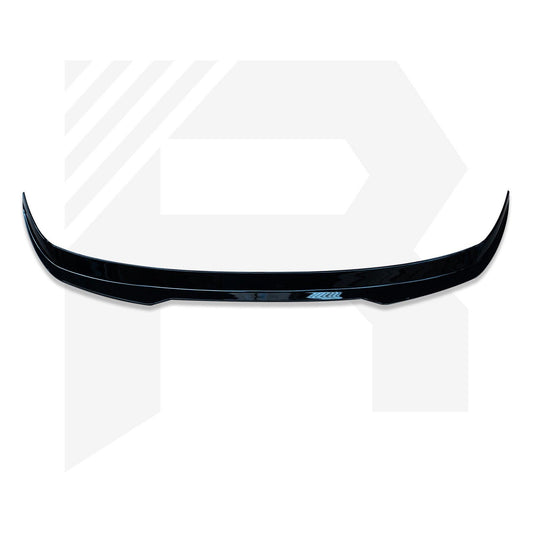 VW GOLF MK8 R LINE REAR SPOILER CAP V2 IN GLOSS BLACK - RisperStyling