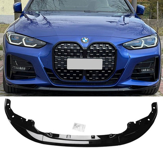 BMW 4 SERIES G22 / G23 2020+ - FRONT SPLITTER - GLOSS BLACK - RisperStyling