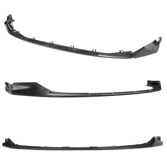 BMW M3 M4 G80 G82 G83 - PRE PREG CARBON FIBRE MP PERFORMANCE FRONT SPLITTER - RisperStyling