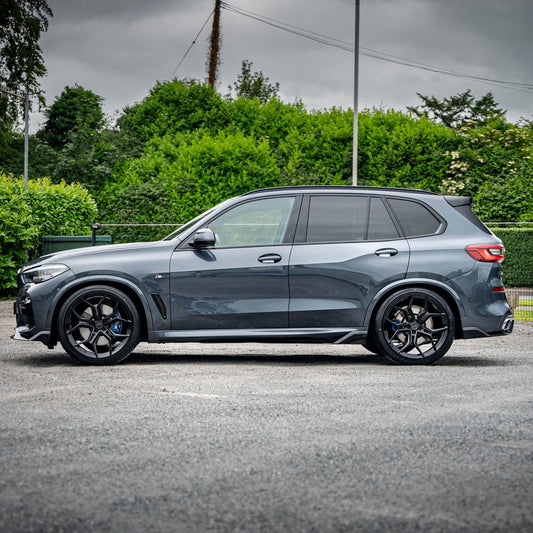 BMW X5 2018+ G05 BLACK KNIGHT AERO BODY KIT M SPORT – GLOSS BLACK - RisperStyling