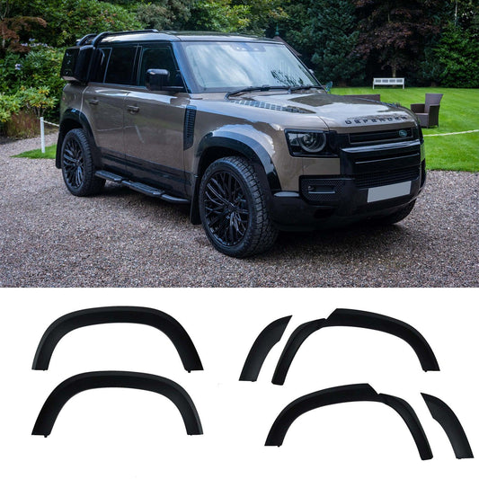 LAND ROVER DEFENDER 110 2020 GENUINE WHEEL ARCH KIT – GLOSS BLACK - RisperStyling