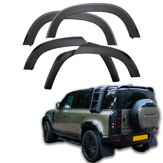 LAND ROVER DEFENDER 110 2020 ON - WHEEL ARCH KIT - MATTE BLACK - RisperStyling