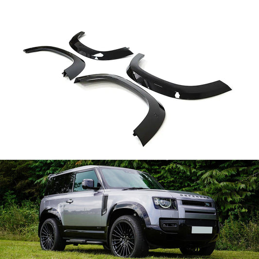 LAND ROVER DEFENDER 90 L663 2020 WHEEL ARCH KIT - GLOSS BLACK - RisperStyling