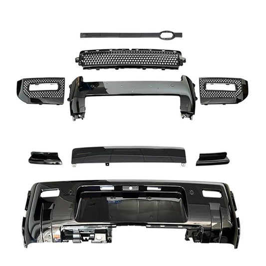 LAND ROVER DEFENDER L663 110 // 90 2020 ON - FULL EXTERIOR FRONT & REAR BLACK PACK 007 - RisperStyling