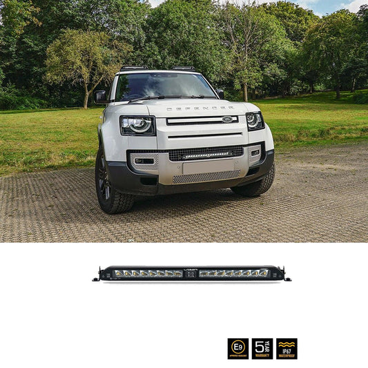 LANDROVER DEFENDER L663 2020 ON – LAZER GRILL LIGHT KIT – L18 ELITE WITH LOW BEAM ASSIST - RisperStyling