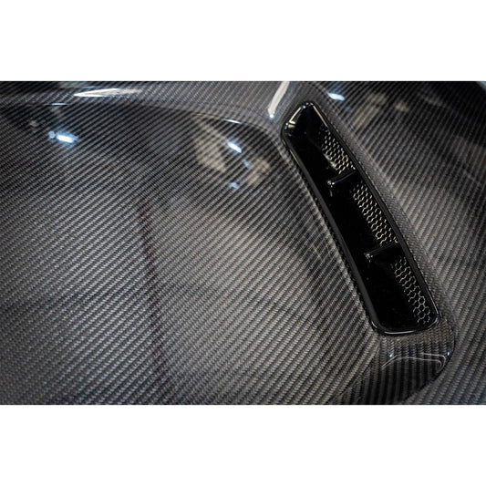 RANGE ROVER SPORT 2014-2022 SVR STYLE REPLACEMENT BONNET - GENUINE CARBON FIBRE - RisperStyling