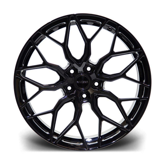 RIVIERA RF108 GLOSS BLACK – 22 INCH ALLOYS – 5X120 - QTY1 - RisperStyling