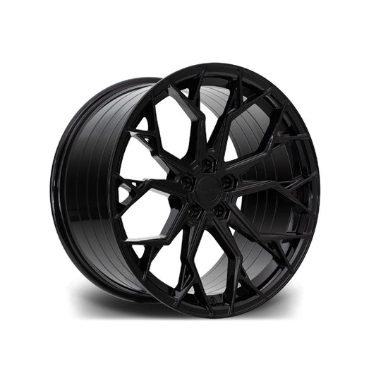 RIVIERA RF5 FLOW FORMED ALLOYS – 22 INCH IN GLOSS BLACK 5x120 qty 1 - RisperStyling