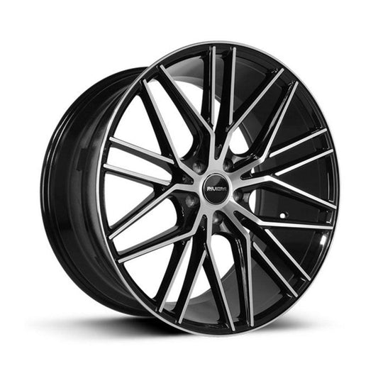 RIVIERA RV130 BLACK POLISHED – 20 INCH ALLOYS – 5X120 - QTY1 - RisperStyling