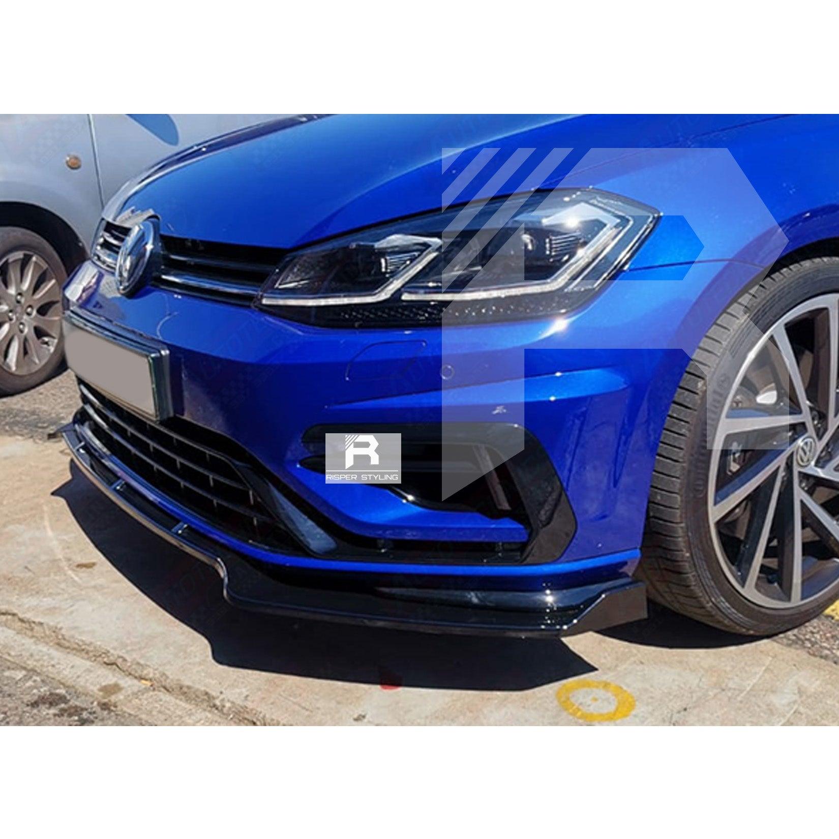 Car Front Spoilers Front Bumper Lip Splitter for VW Golf 7 MK7 7.5 R GTI  GTD 2014 2015 2016 2017 2018 2019