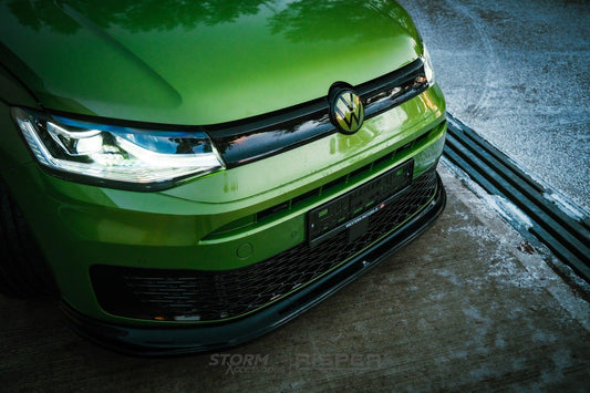 VW CADDY 2021 ON FRONT SPLITTER - GLOSS BLACK - RisperStyling